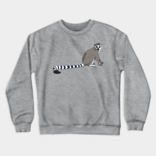 Ring Tailed Lemur Crewneck Sweatshirt